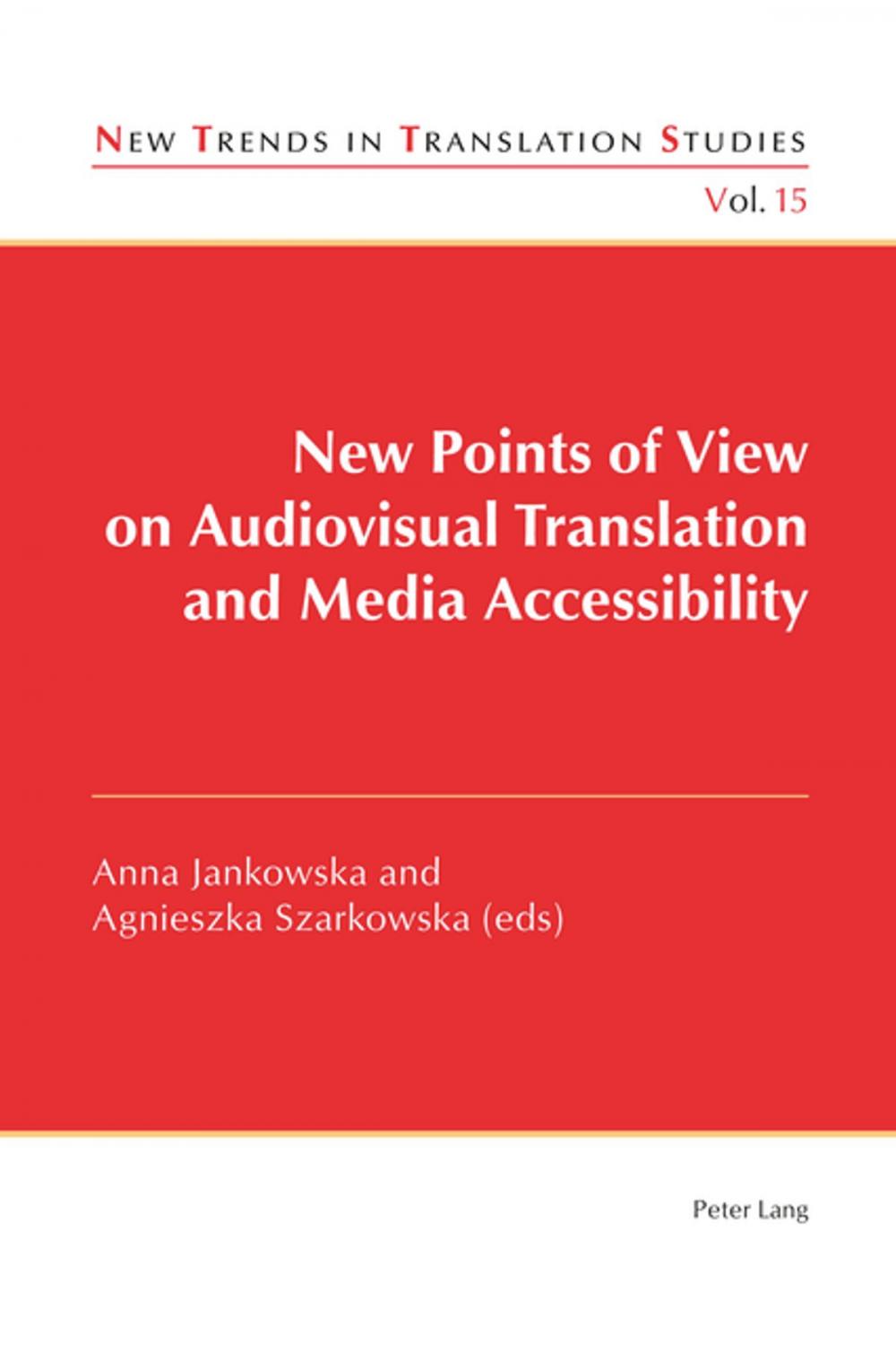 Big bigCover of New Points of View on Audiovisual Translation and Media Accessibility