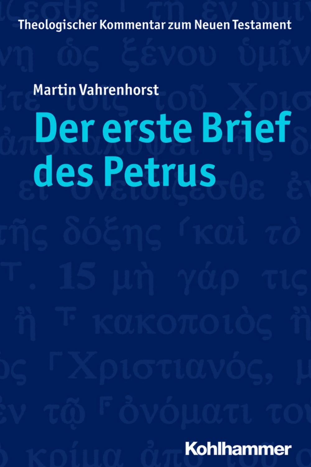 Big bigCover of Der erste Brief des Petrus