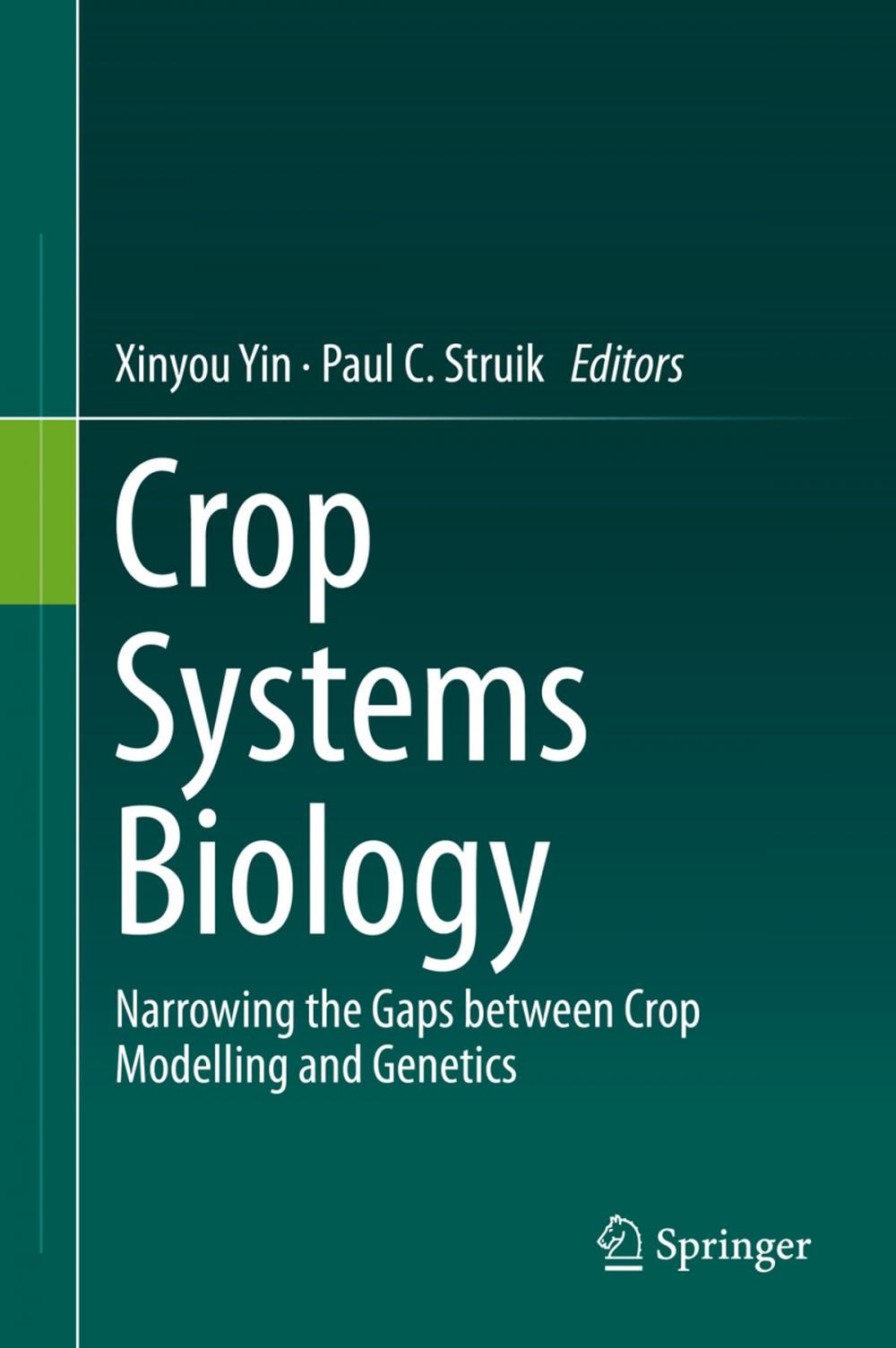 Big bigCover of Crop Systems Biology