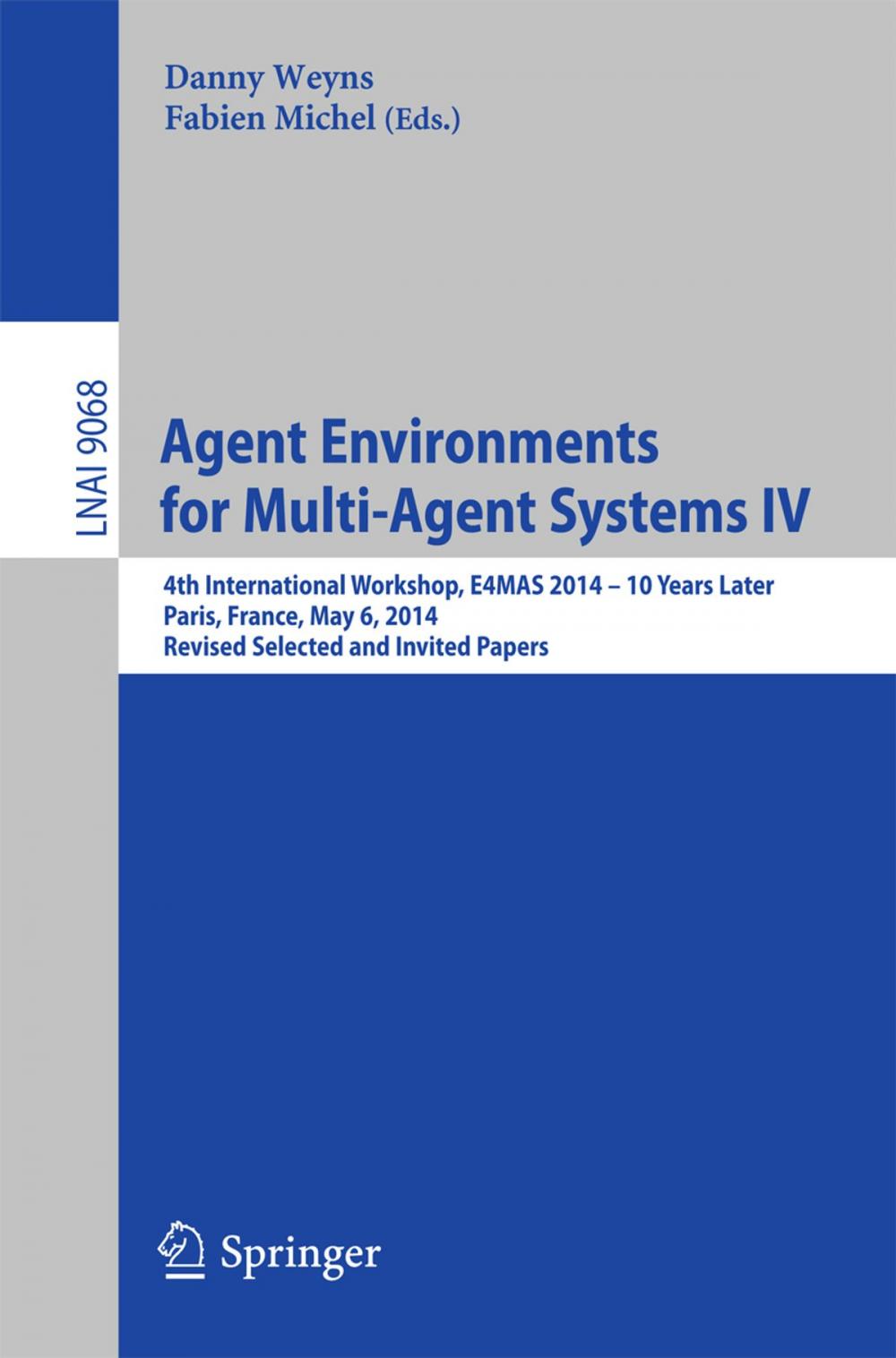 Big bigCover of Agent Environments for Multi-Agent Systems IV