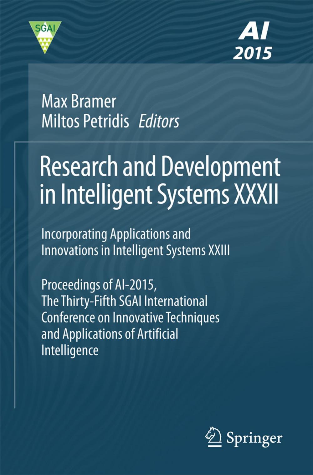 Big bigCover of Research and Development in Intelligent Systems XXXII