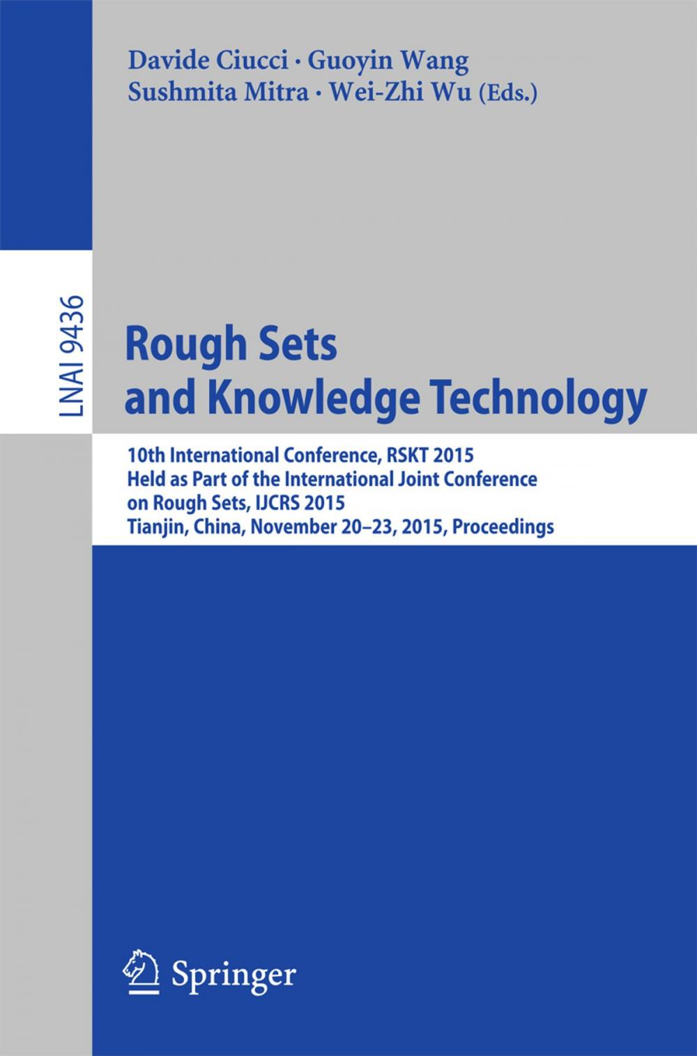 Big bigCover of Rough Sets and Knowledge Technology