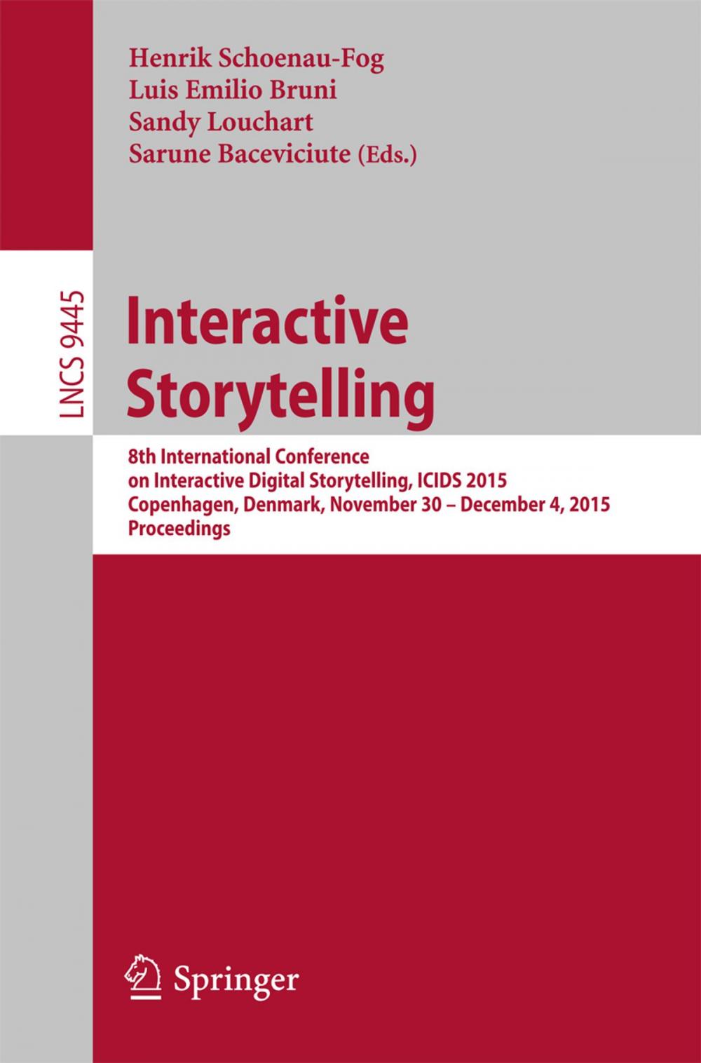 Big bigCover of Interactive Storytelling