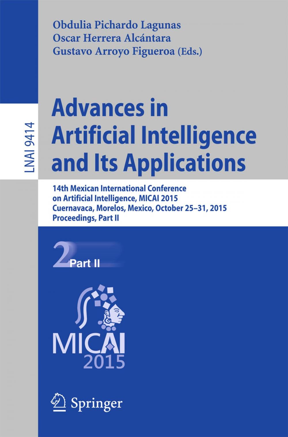 Big bigCover of Advances in Artificial Intelligence and Its Applications