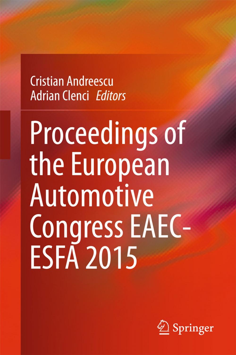 Big bigCover of Proceedings of the European Automotive Congress EAEC-ESFA 2015