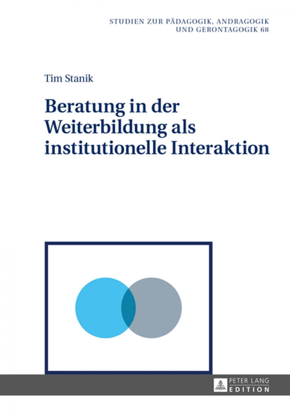 Big bigCover of Beratung in der Weiterbildung als institutionelle Interaktion