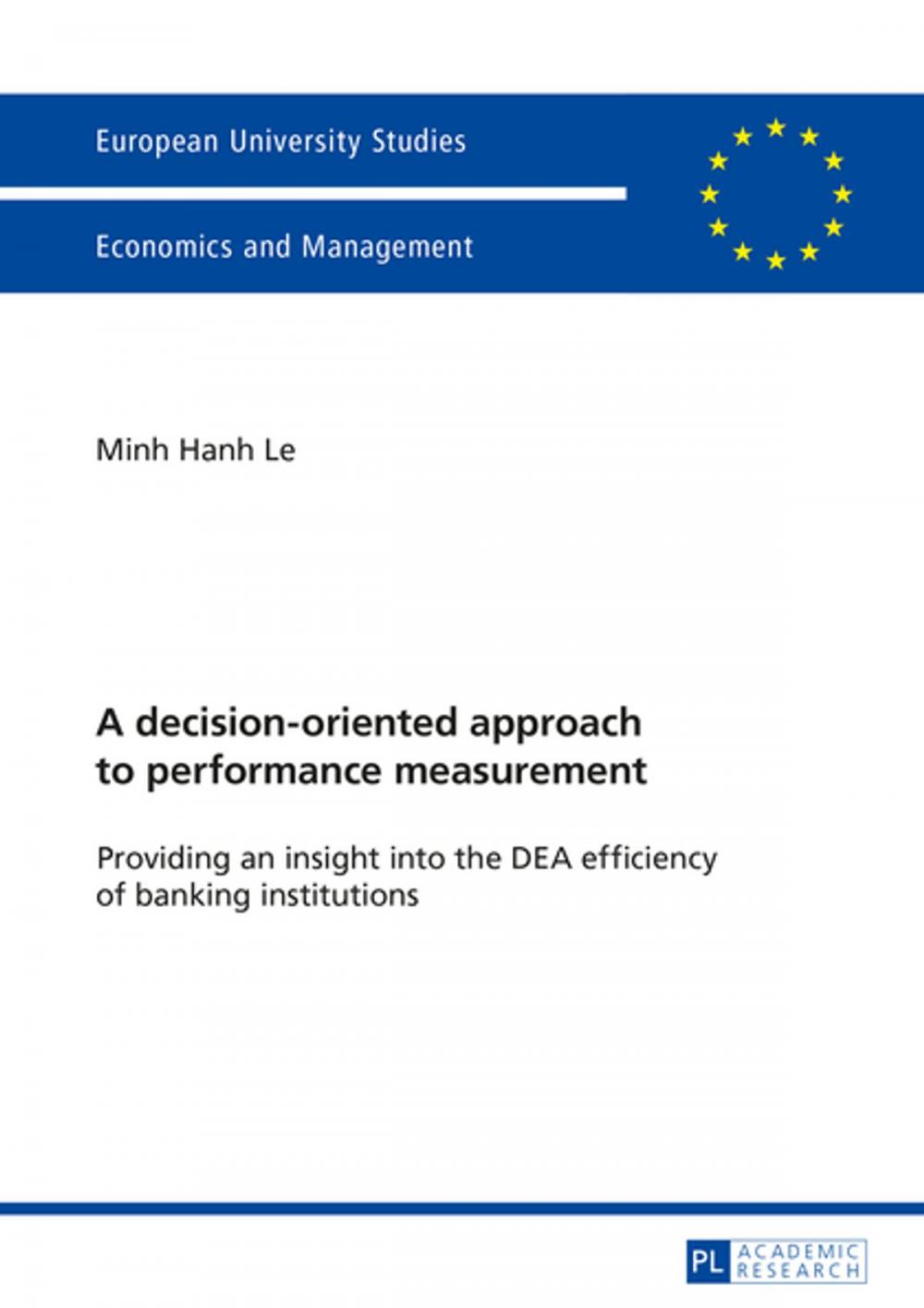 Big bigCover of A decision-oriented approach to performance measurement