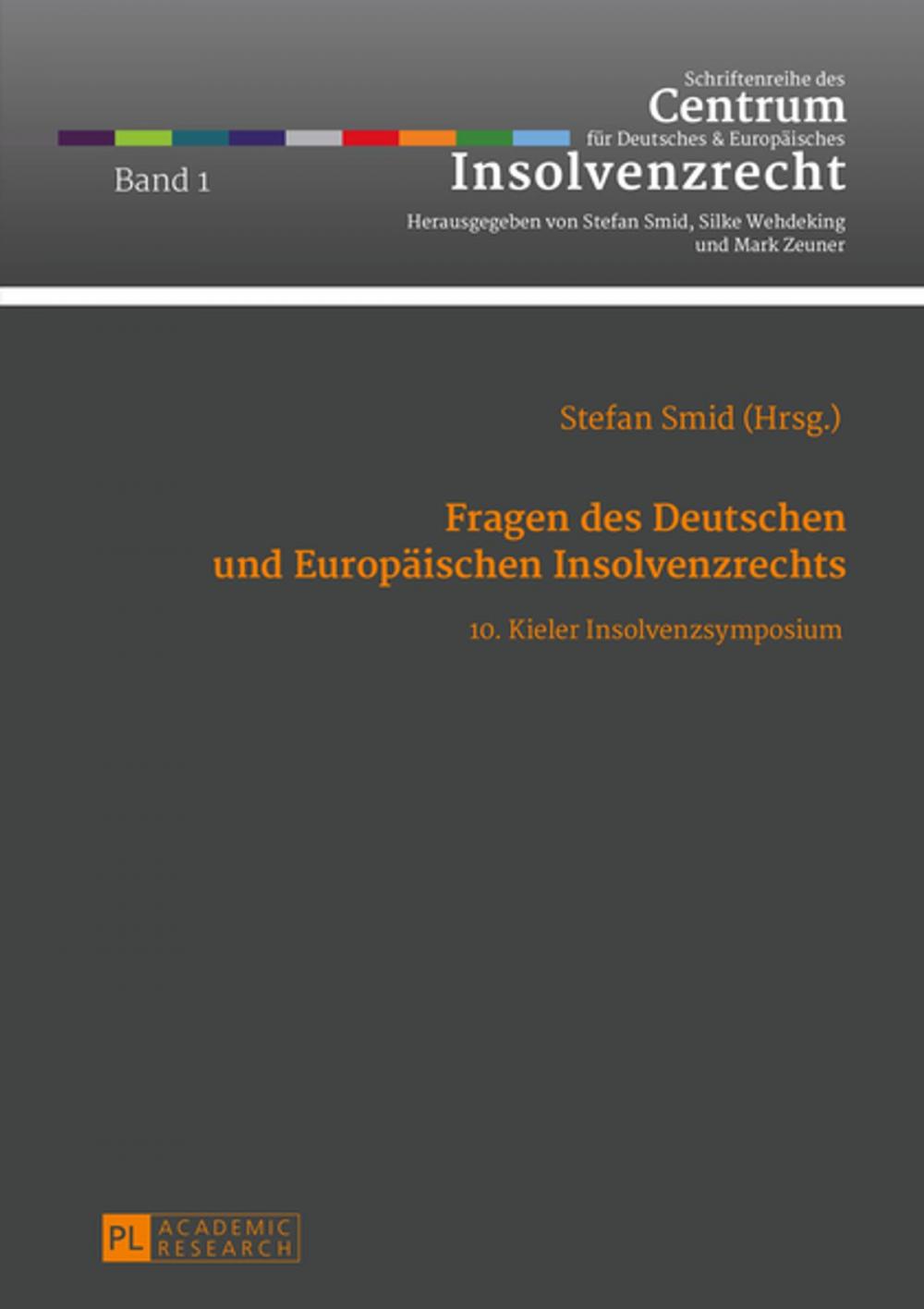 Big bigCover of Fragen des Deutschen und Europaeischen Insolvenzrechts