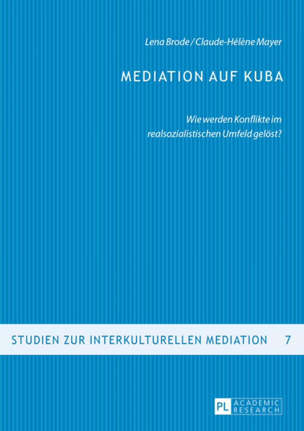 Big bigCover of Mediation auf Kuba