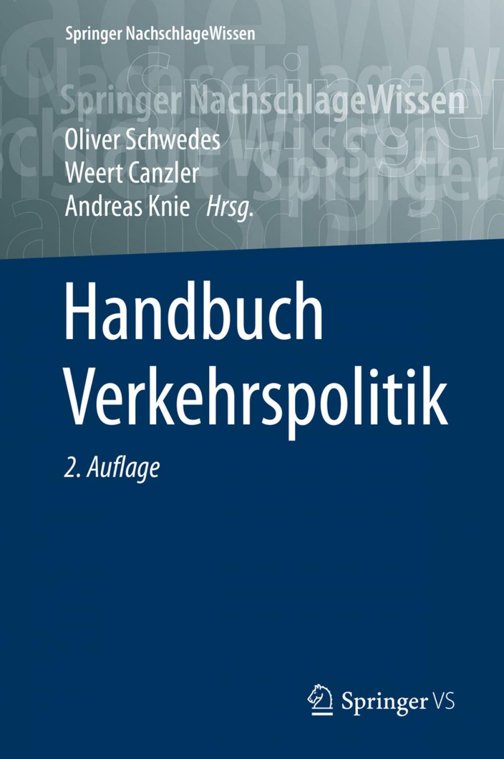 Big bigCover of Handbuch Verkehrspolitik