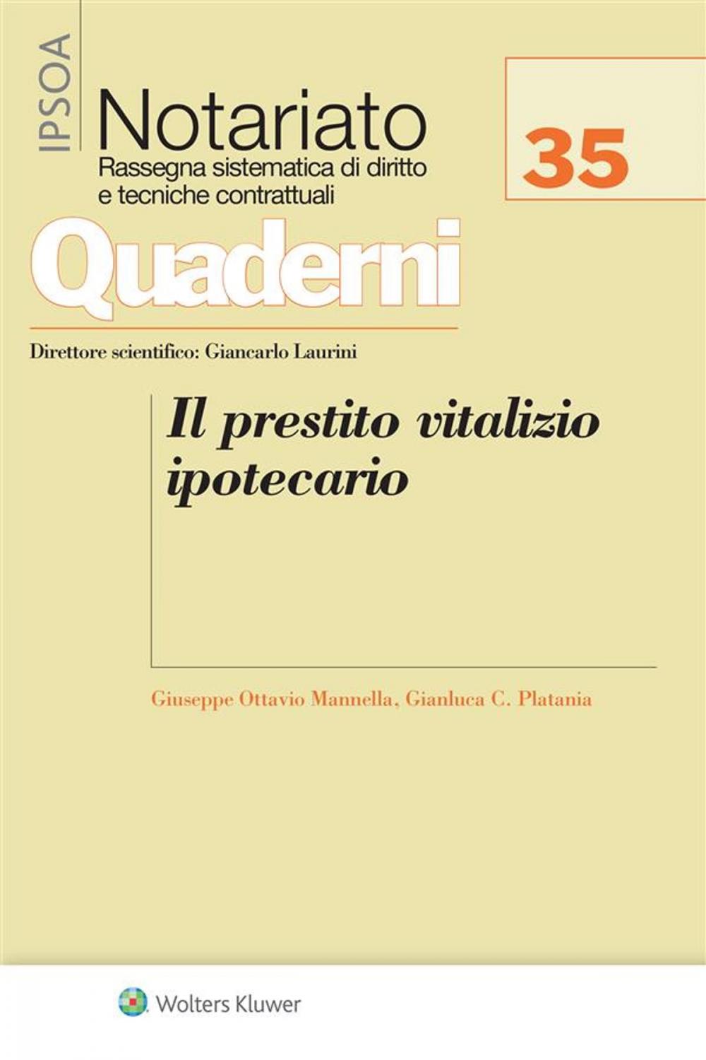 Big bigCover of Il prestito vitalizio ipotecario