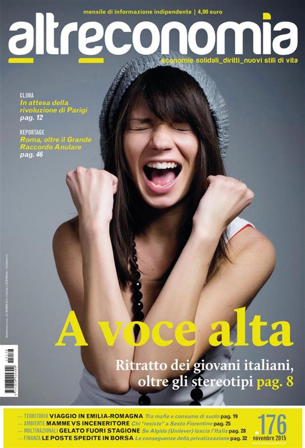 Big bigCover of Altreconomia 176, novembre 2015