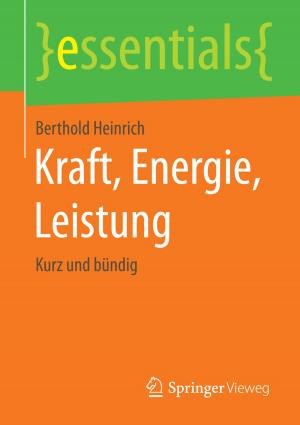 Cover of the book Kraft, Energie, Leistung by Wolfgang Becker, Robert Holzmann