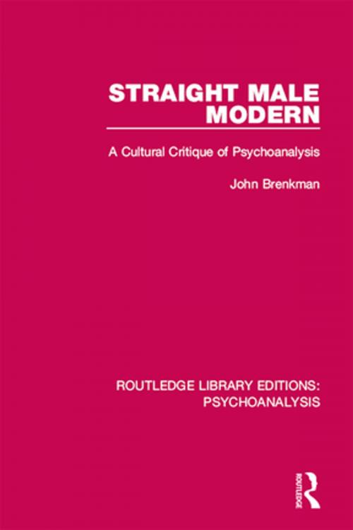 Cover of the book Straight Male Modern by John Brenkman, Taylor and Francis