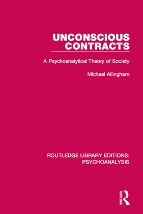 Cover of the book Unconscious Contracts by Michael Allingham, Taylor and Francis