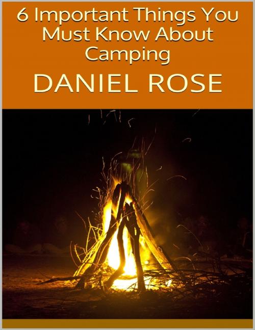 Cover of the book 6 Important Things You Must Know About Camping by Daniel Rose, Lulu.com