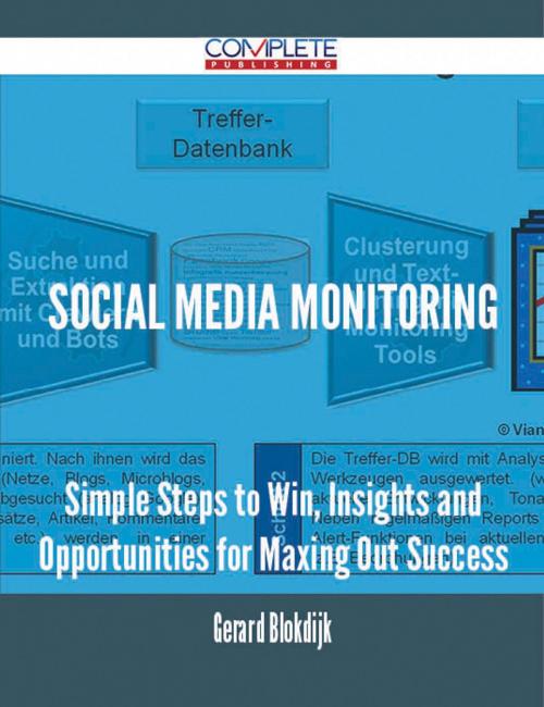 Cover of the book Social Media Monitoring - Simple Steps to Win, Insights and Opportunities for Maxing Out Success by Gerard Blokdijk, Emereo Publishing