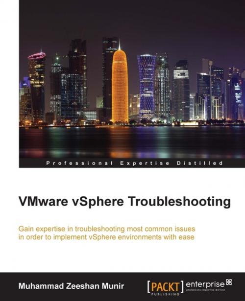 Cover of the book VMware vSphere Troubleshooting by Muhammad Zeeshan Munir, Packt Publishing