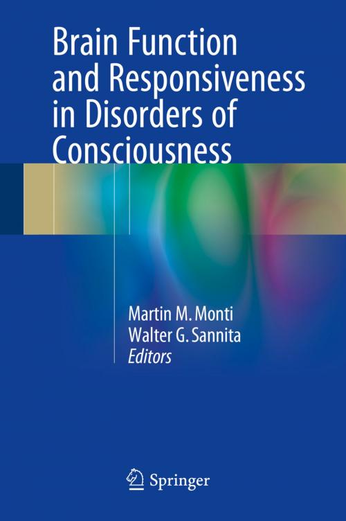 Cover of the book Brain Function and Responsiveness in Disorders of Consciousness by , Springer International Publishing