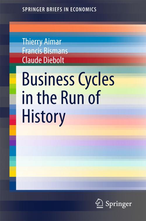 Cover of the book Business Cycles in the Run of History by Thierry Aimar, Francis Bismans, Claude Diebolt, Springer International Publishing