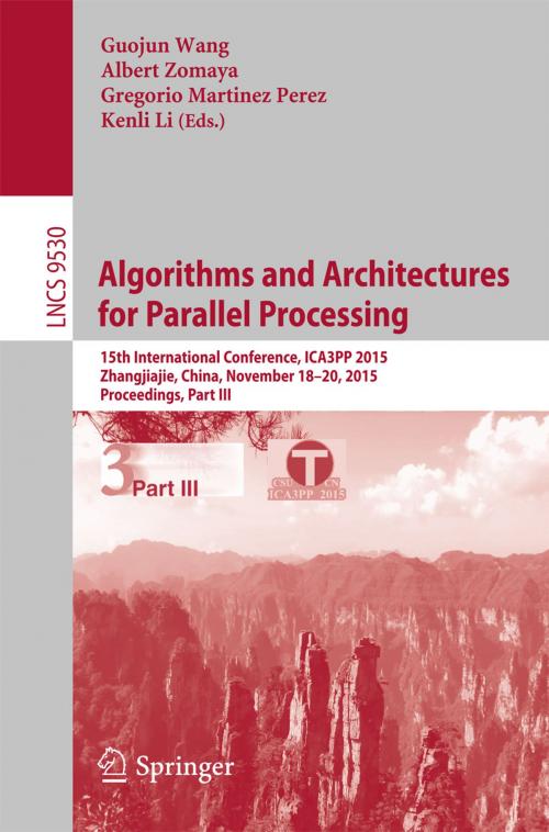 Cover of the book Algorithms and Architectures for Parallel Processing by , Springer International Publishing