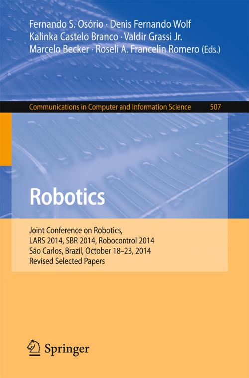 Cover of the book Robotics by , Springer Berlin Heidelberg