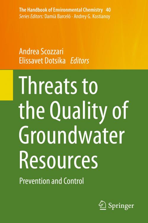 Cover of the book Threats to the Quality of Groundwater Resources by , Springer Berlin Heidelberg