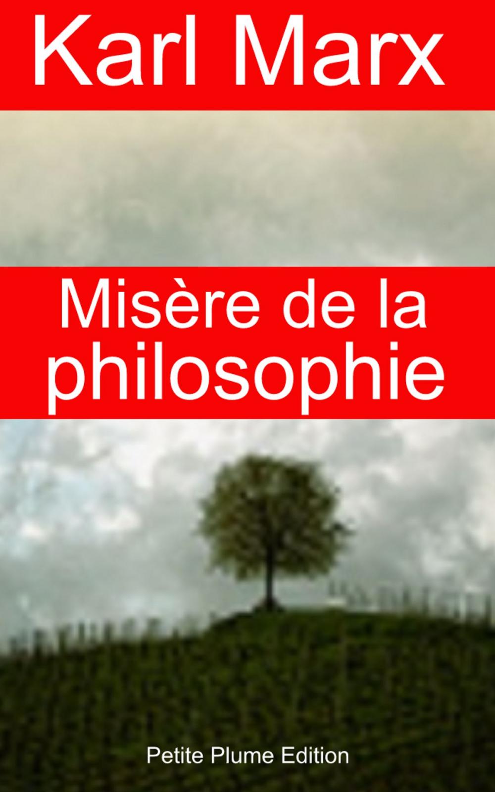 Big bigCover of Misère de la philosophie