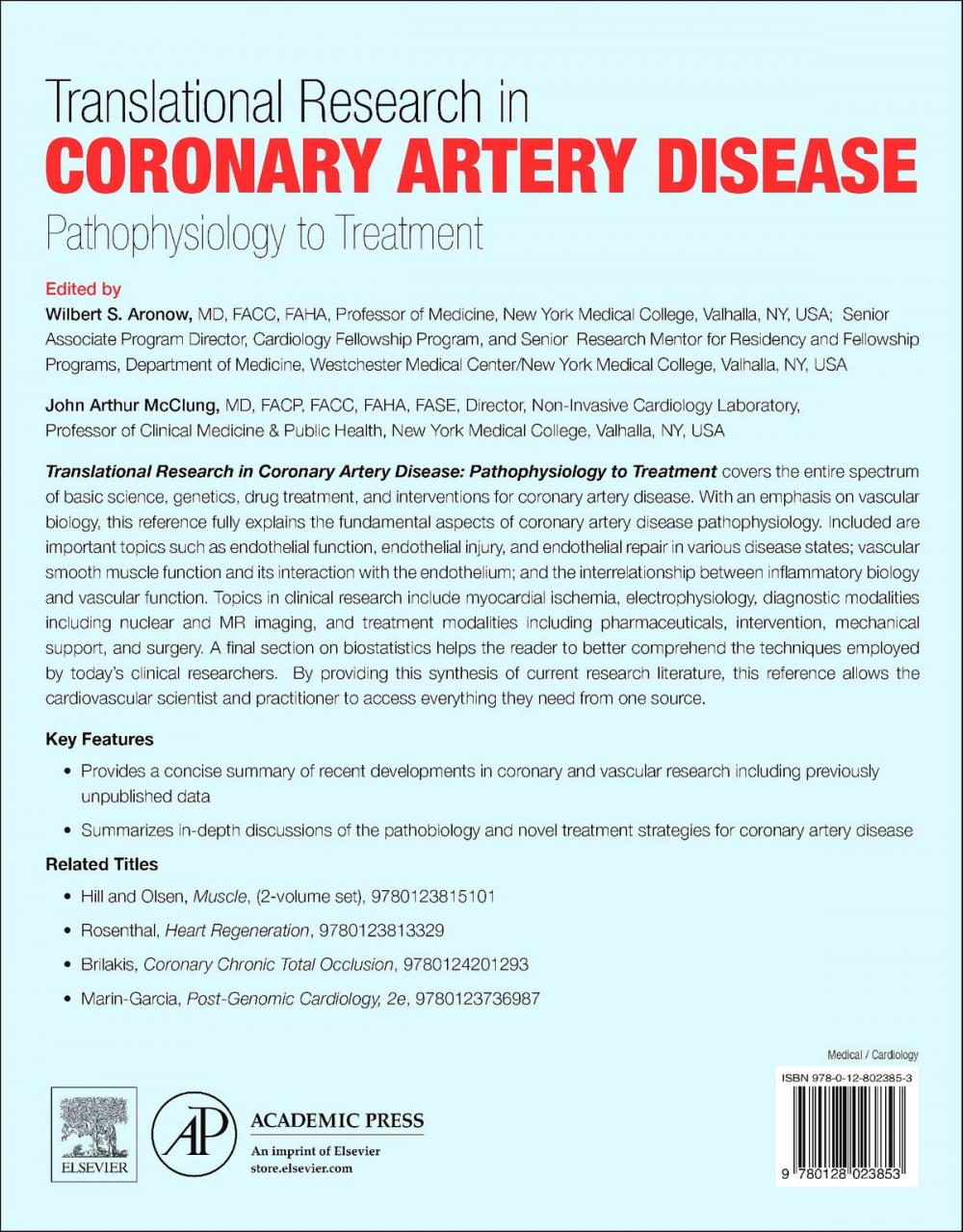 Big bigCover of Translational Research in Coronary Artery Disease