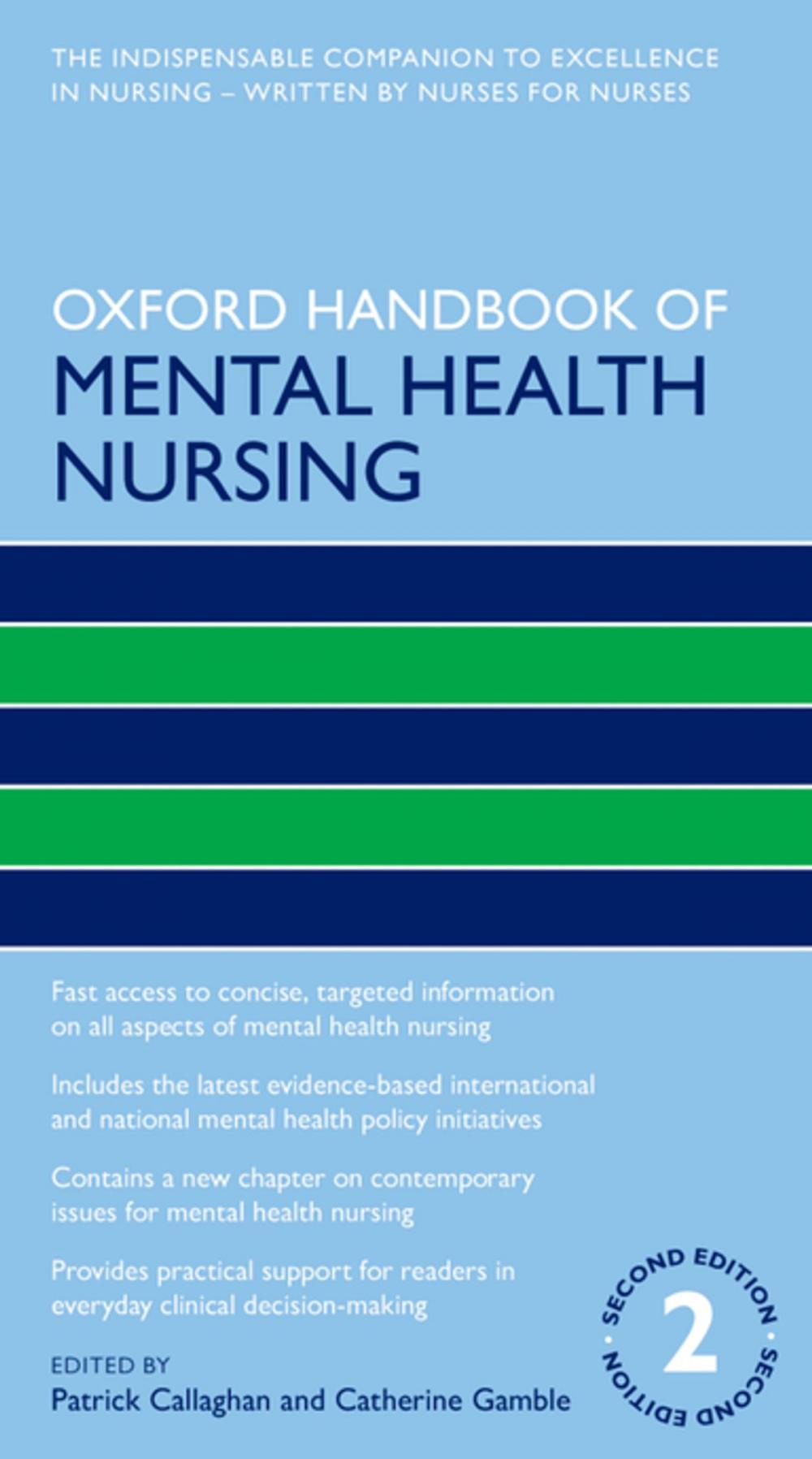 Big bigCover of Oxford Handbook of Mental Health Nursing