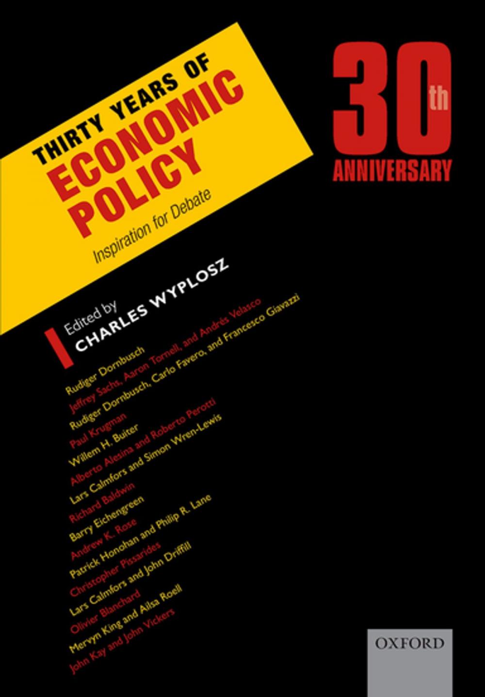 Big bigCover of Thirty Years of Economic Policy