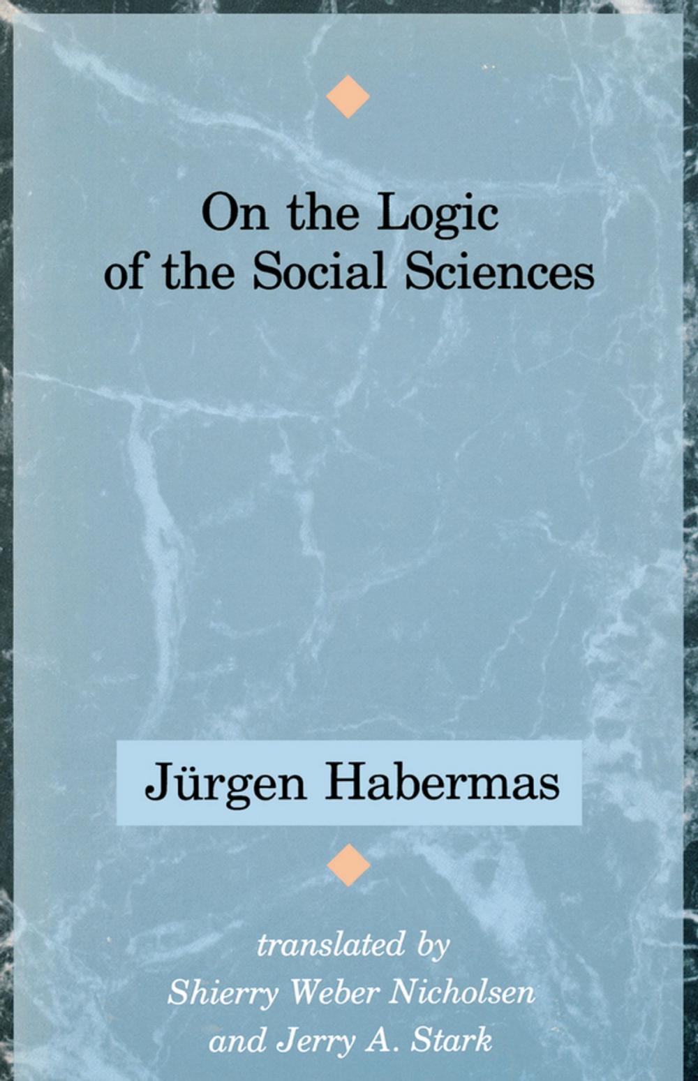 Big bigCover of On the Logic of the Social Sciences