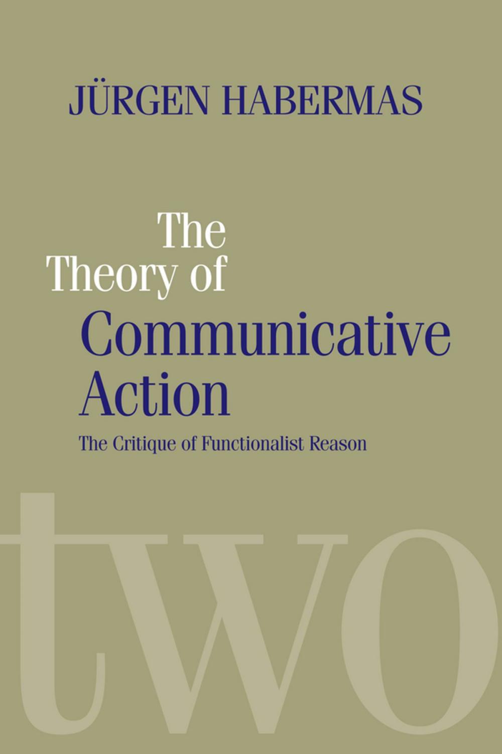 Big bigCover of The Theory of Communicative Action