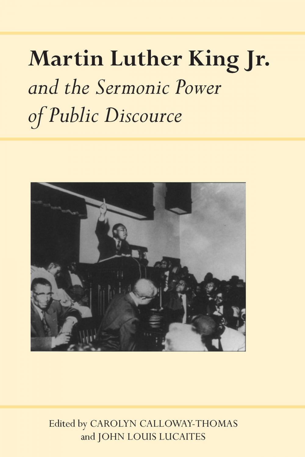 Big bigCover of Martin Luther King Jr. and the Sermonic Power of Public Discourse