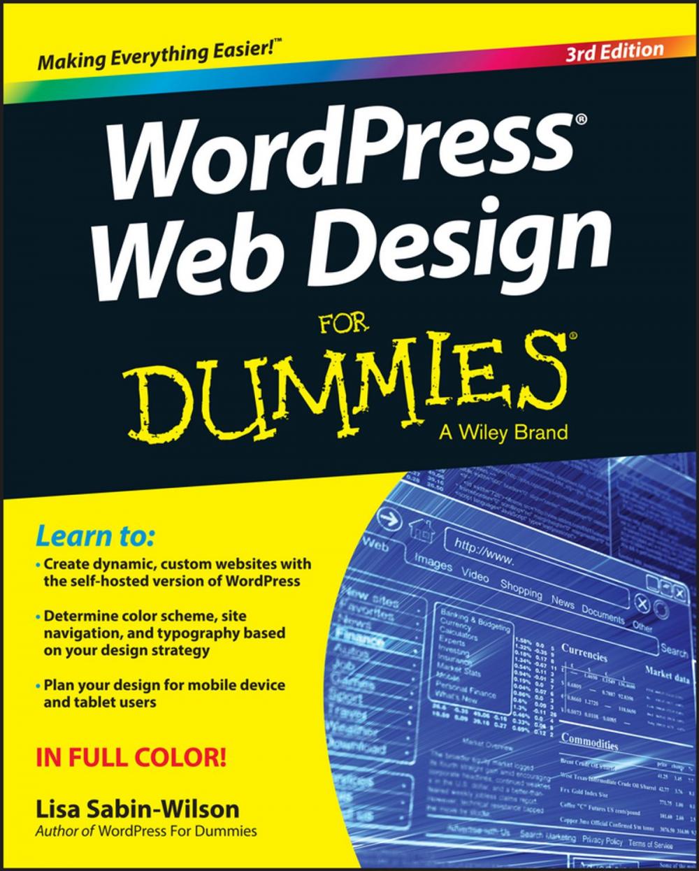 Big bigCover of WordPress Web Design For Dummies