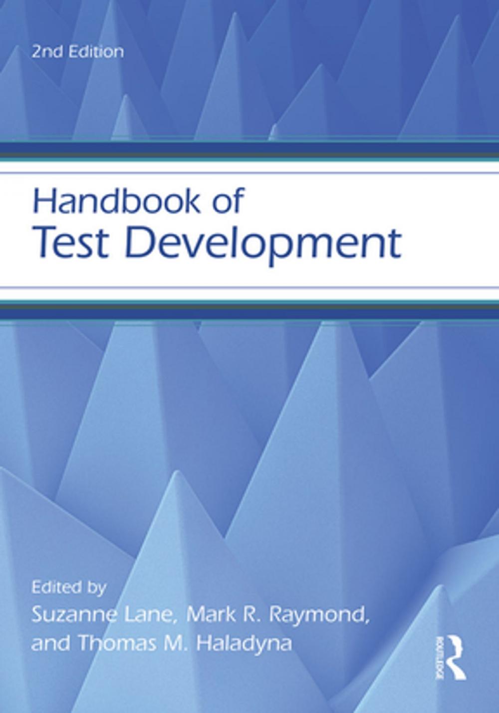 Big bigCover of Handbook of Test Development