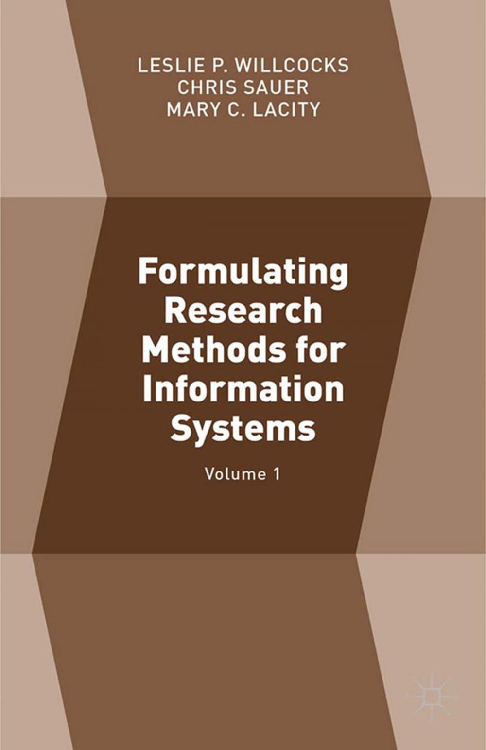 Big bigCover of Formulating Research Methods for Information Systems