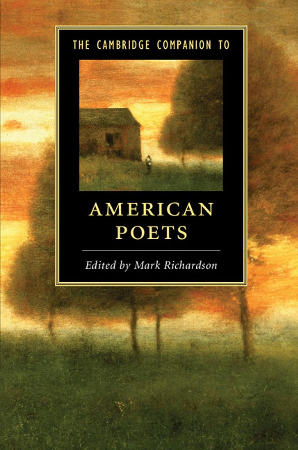 Big bigCover of The Cambridge Companion to American Poets