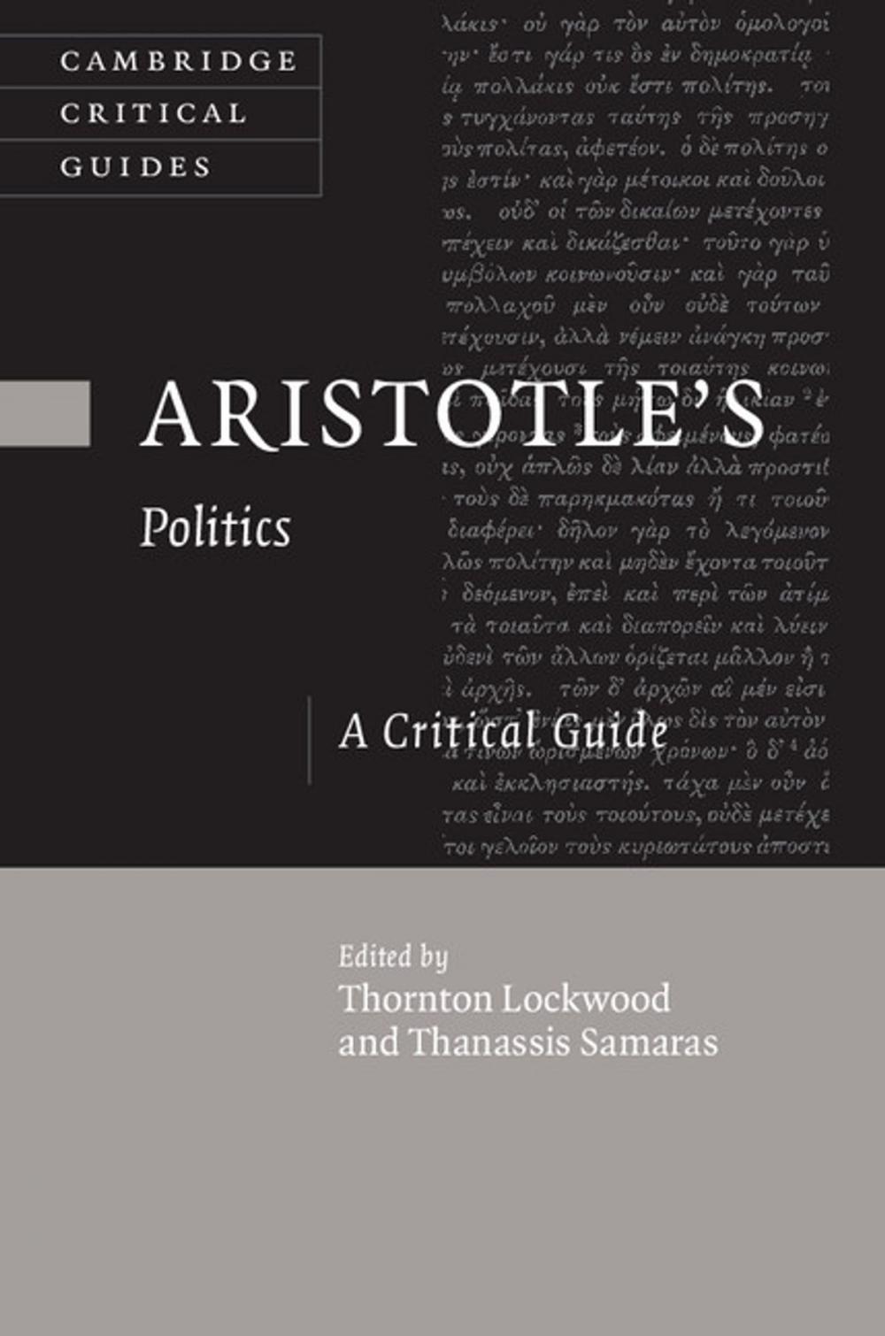 Big bigCover of Aristotle's Politics