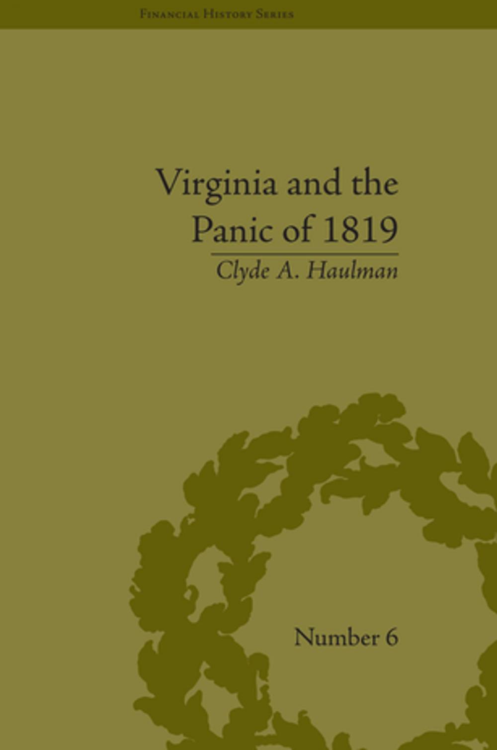 Big bigCover of Virginia and the Panic of 1819