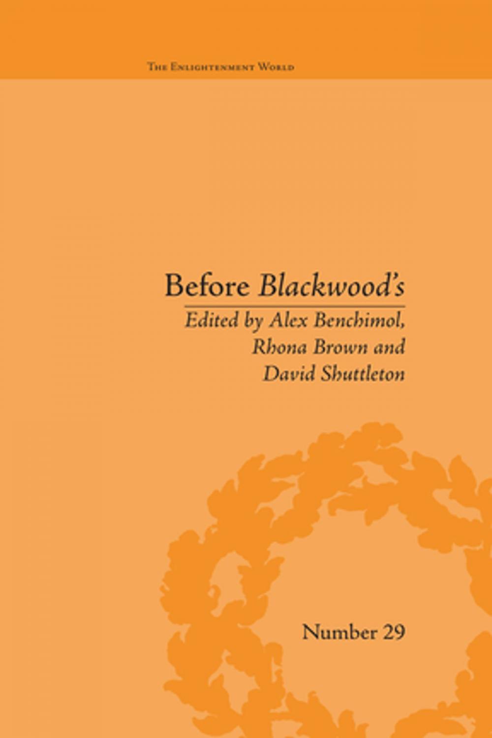 Big bigCover of Before Blackwood's