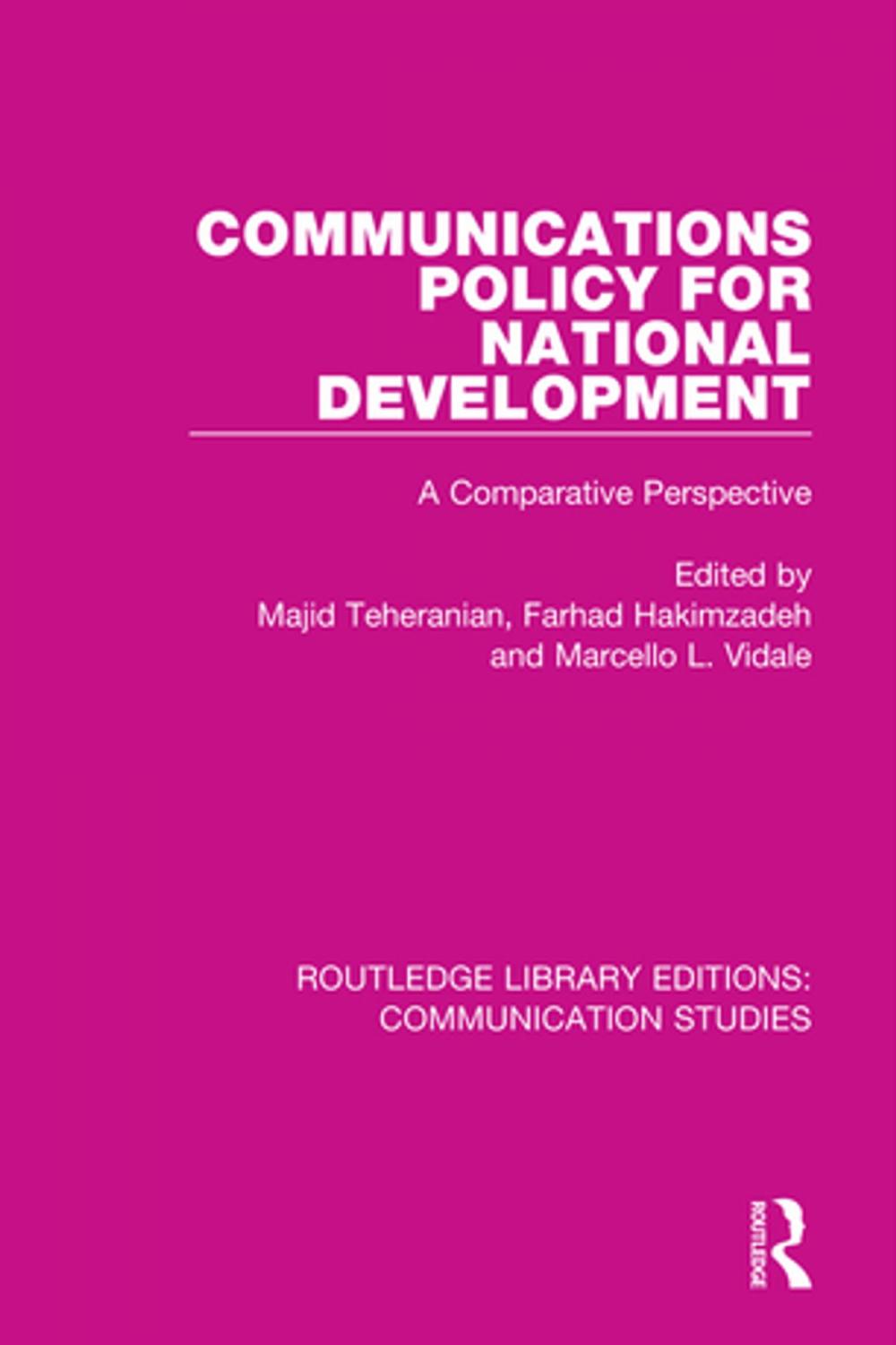 Big bigCover of Communications Policy for National Development