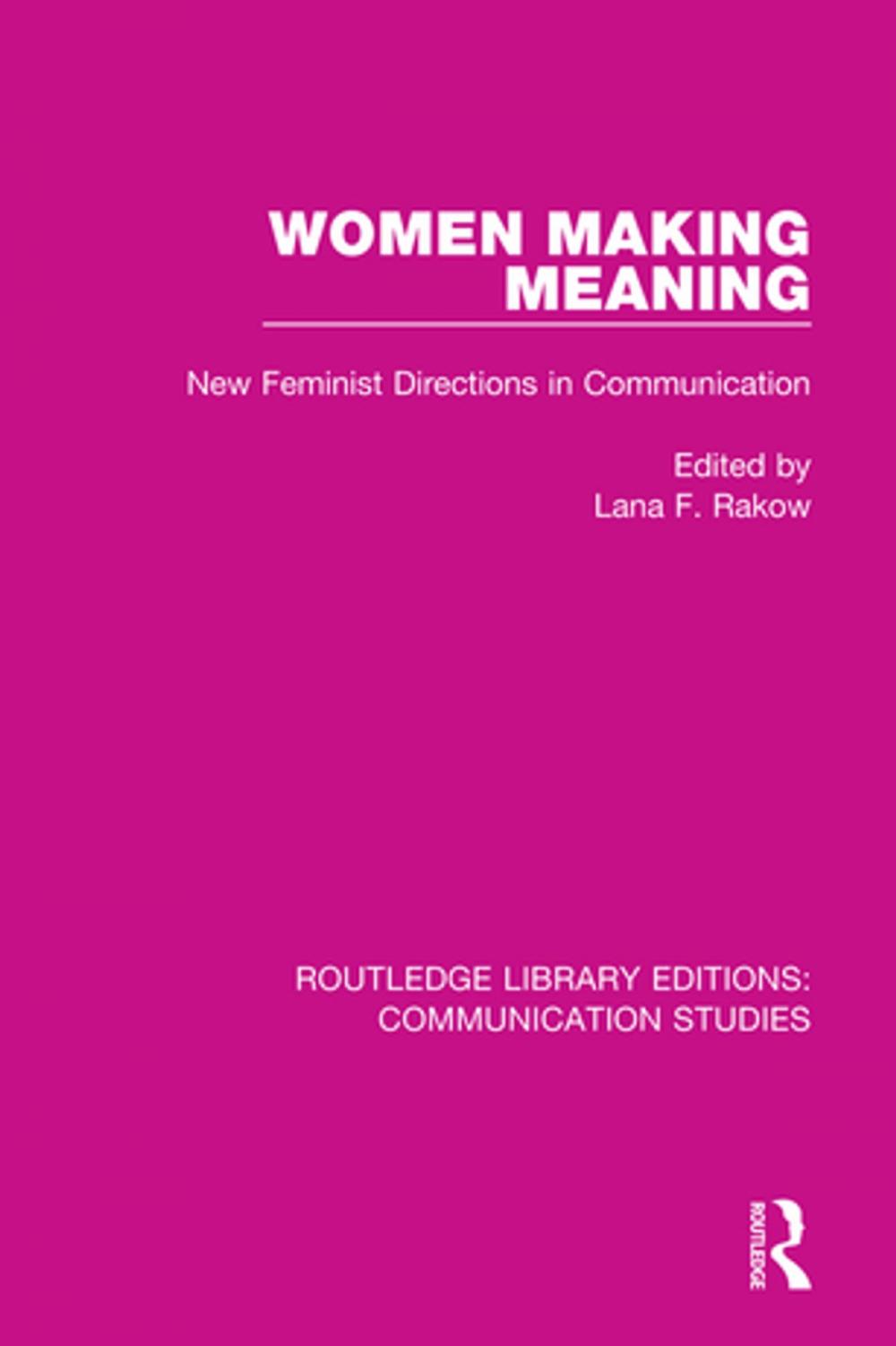 Big bigCover of Women Making Meaning