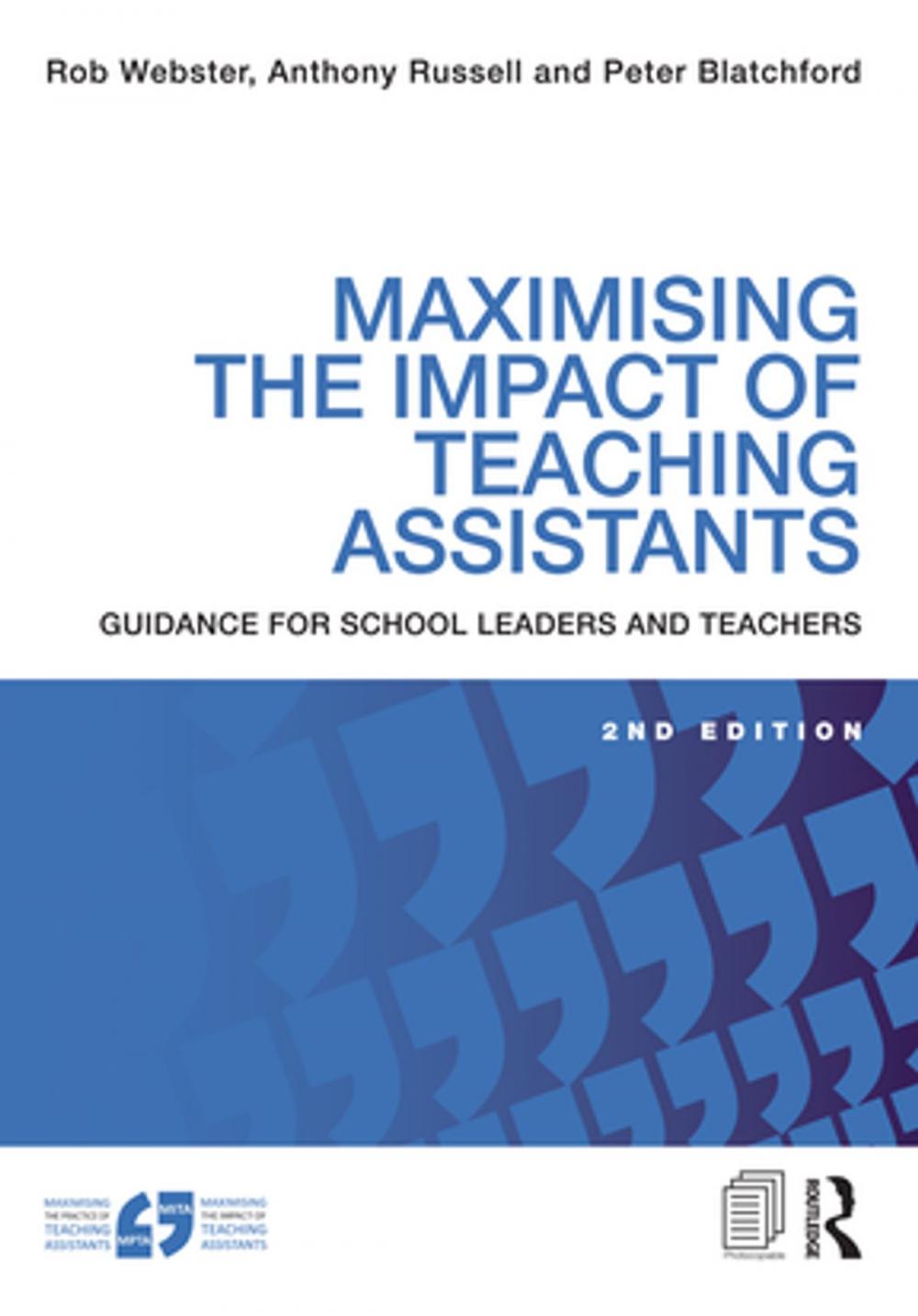 Big bigCover of Maximising the Impact of Teaching Assistants