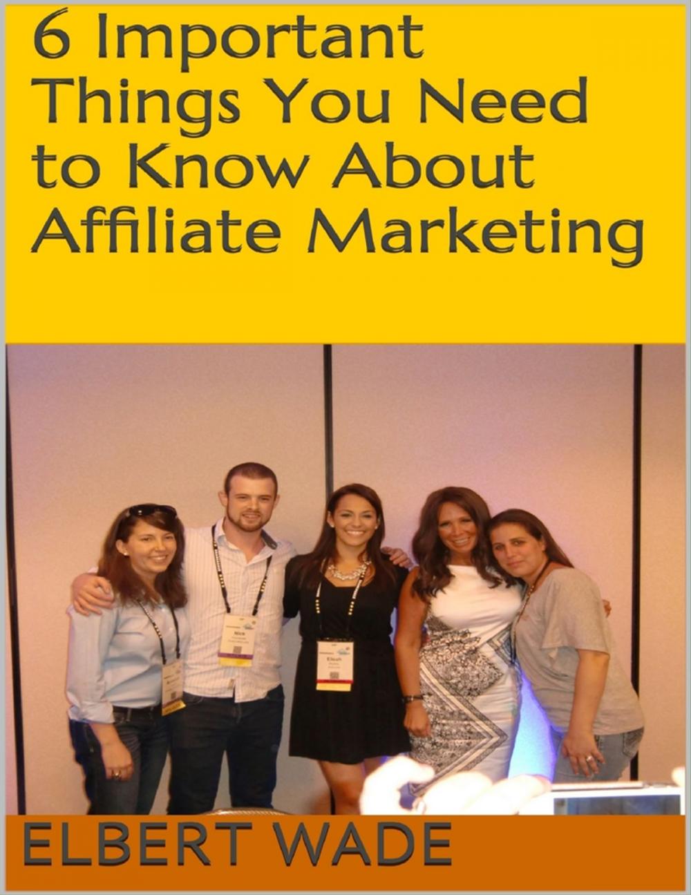 Big bigCover of 6 Important Things You Need to Know About Affiliate Marketing