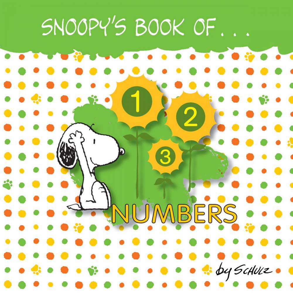 Big bigCover of Snoopy's Book of Numbers