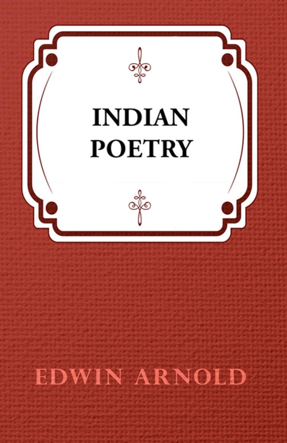 Big bigCover of Indian Poetry