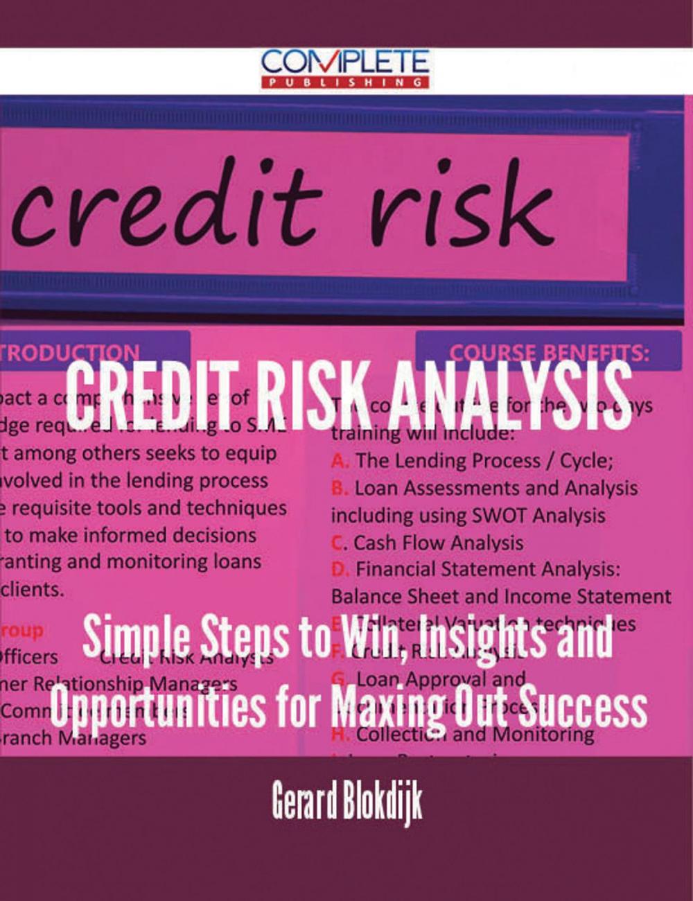 Big bigCover of Credit Risk Analysis - Simple Steps to Win, Insights and Opportunities for Maxing Out Success