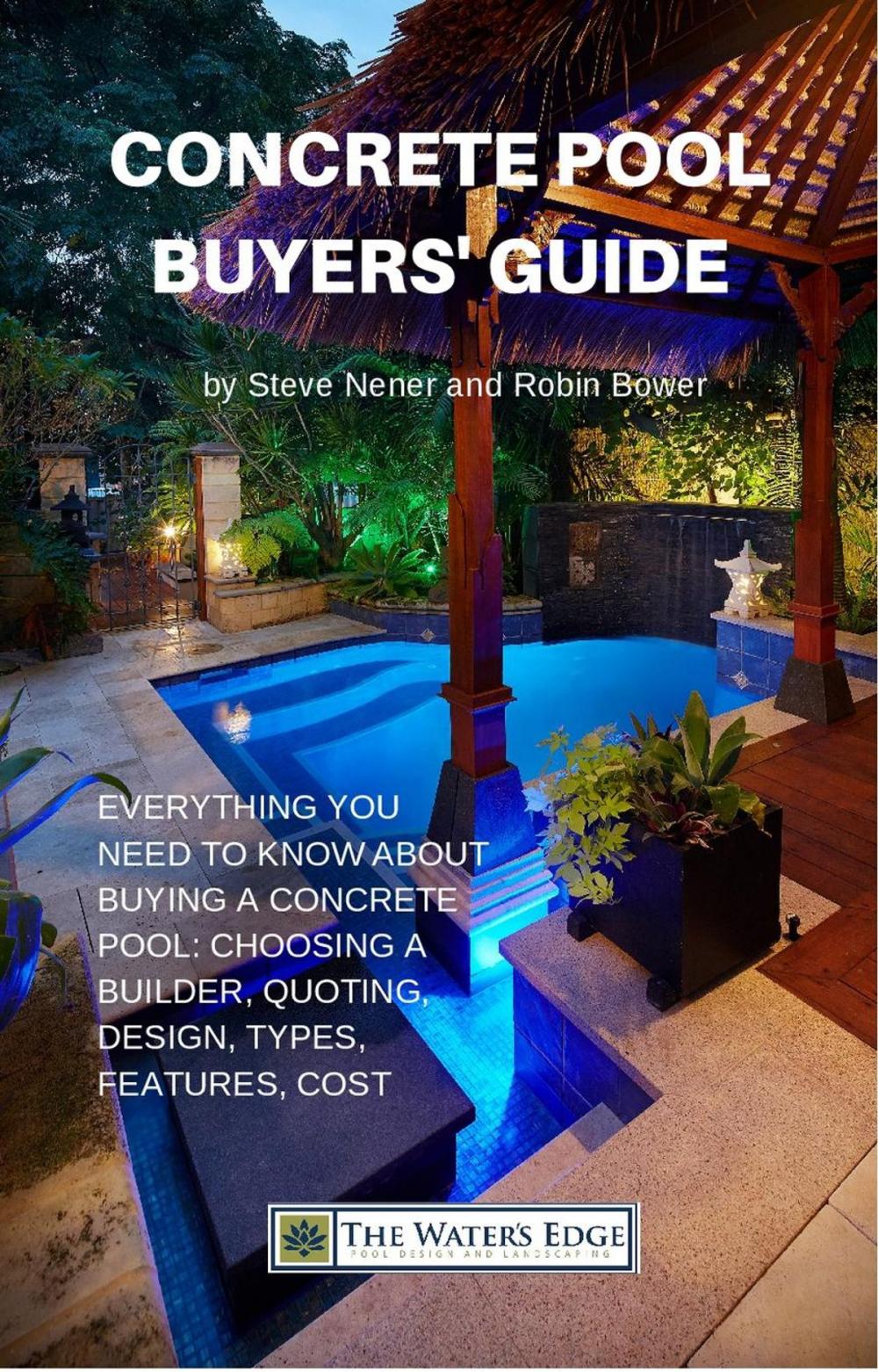 Big bigCover of Concrete Pool Buyers' Guide