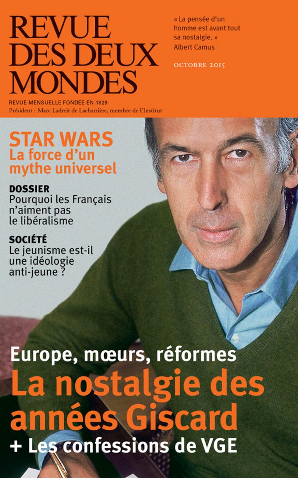 Big bigCover of Revue des Deux Mondes octobre 2015